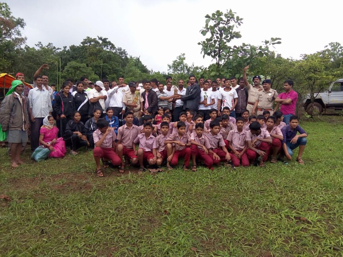 Tree plantation program completed in Bhatwadi.